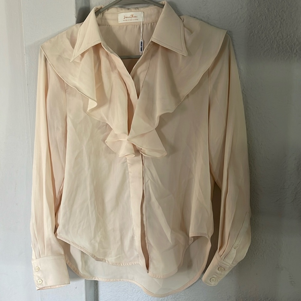 Sincethen long sleeve button up Size Small